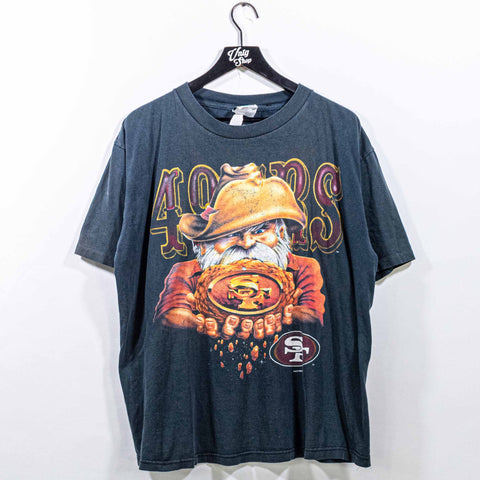 San Francisco 49ers Gold Miner Big Print T-Shirt Dynasty NFL