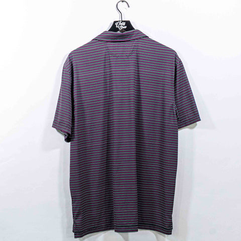 Chubbies Striped Flamingo Performance Golf Polo Shirt