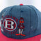 Looney Tunes Burbank Blitzers Bugs Bunny Daffy Duck Pinstripe Snapback Hat
