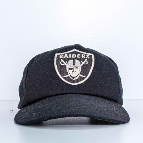 Raiders Plain Logo Snapback Hat Annco NFL