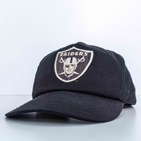 Raiders Plain Logo Snapback Hat Annco NFL