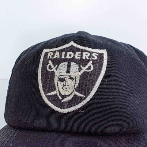 Raiders Plain Logo Snapback Hat Annco NFL