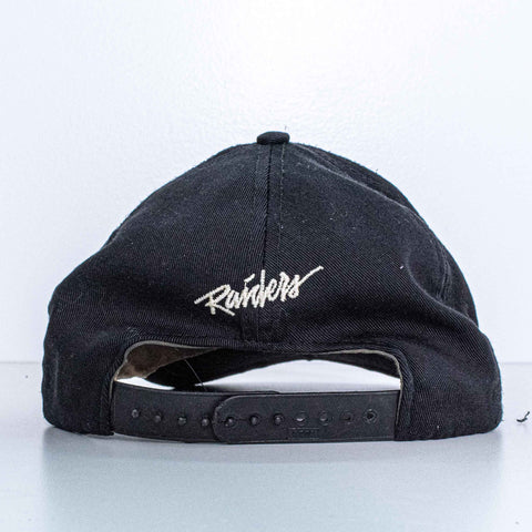 Raiders Plain Logo Snapback Hat Annco NFL