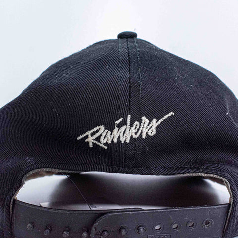 Raiders Plain Logo Snapback Hat Annco NFL