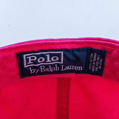 Polo Ralph Lauren Pony Leather Strapback Hat