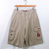 Ignition Embroidered Baggy Cargo Shorts