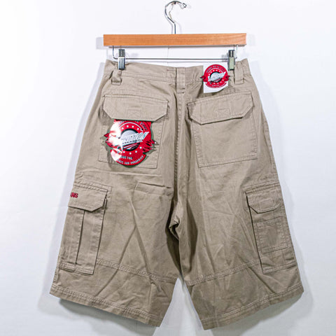 Ignition Embroidered Baggy Cargo Shorts