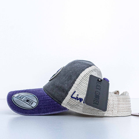 Black Clover TCU Texas Christian University Horned Frogs Mesh Trucker Hat Snapback
