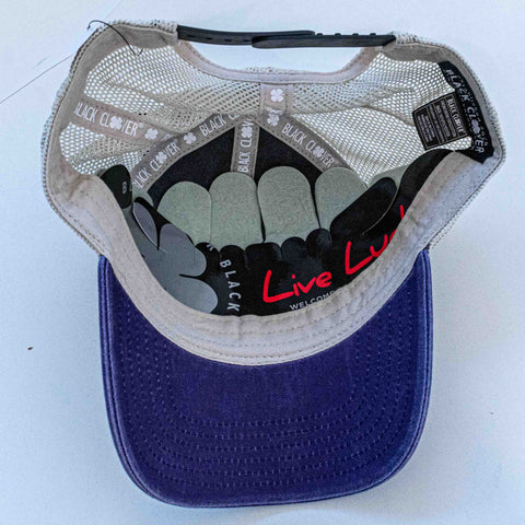 Black Clover TCU Texas Christian University Horned Frogs Mesh Trucker Hat Snapback