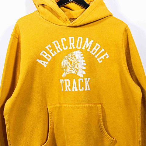 Abercrombie & Fitch Track Indian Head Hoodie Sweatshirt