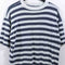 Blank Striped Surf Skate Sun Faded Striped T-Shirt