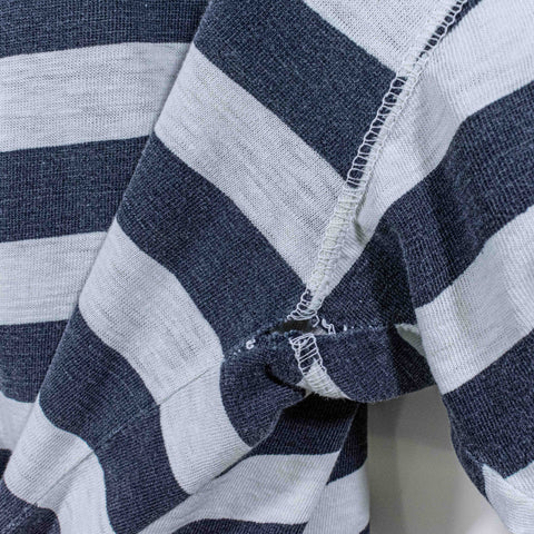 Blank Striped Surf Skate Sun Faded Striped T-Shirt