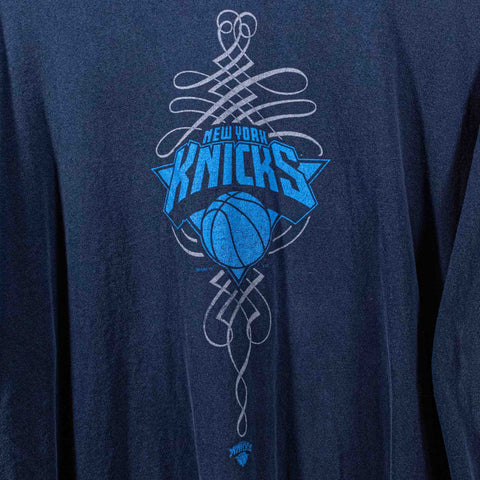 New York Knicks Tribal Print Long Sleeve T-Shirt NBA