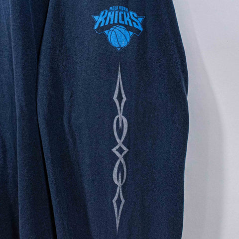 New York Knicks Tribal Print Long Sleeve T-Shirt NBA