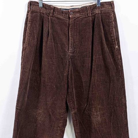 AKA Eddie Bauer Heavy Corduroy Pants Wide Leg Baggy