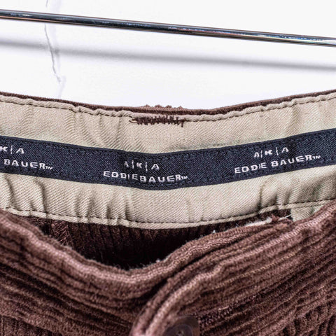 AKA Eddie Bauer Heavy Corduroy Pants Wide Leg Baggy