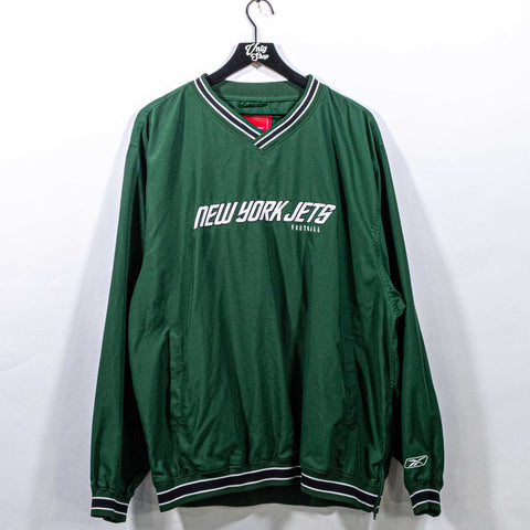 New York Jets NFL Reebok Pullover Windbreaker Football