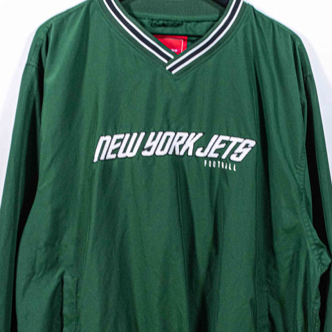New York Jets NFL Reebok Pullover Windbreaker Football