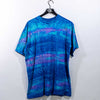 Striped Surf Skate Ocean Tie Dye T-Shirt