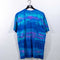 Striped Surf Skate Ocean Tie Dye T-Shirt