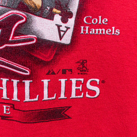 Philadelphia Phillies Ace Pitchers Majestic T-Shirt Halladay Lee Oswalt Hamels