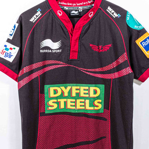 Llanelli Scarlets Rugby Jersey Burrda Sport Wales Welsh