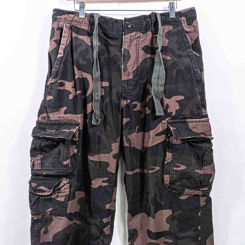 American Rag Camo Military Paratrooper Cargo Pants