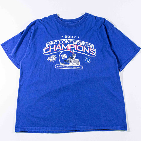 New York Giants 2007 NFC Conference Champions Reebok T-Shirt