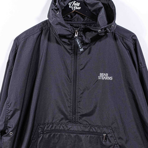 Bear Stearns Finance Half Zip Anorak Windbreaker Recession