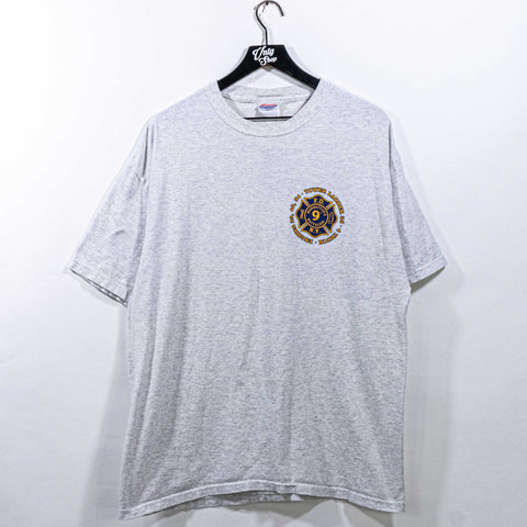 FDNY Manhattan 9th Battalion Fire Truck Memorial T-Shirt