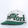 New York Jets Logo Block Spell Out Snapback Hat Reebok NFL