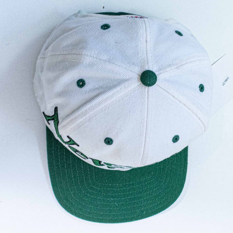 New York Jets Logo Block Spell Out Snapback Hat Reebok NFL