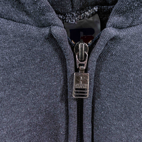 Russell Athletic Blank Zip Up Hoodie Sweatshirt