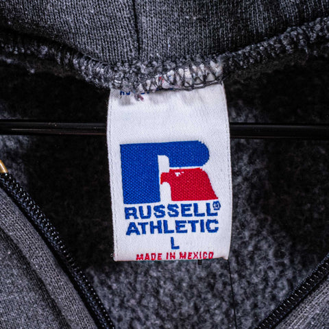 Russell Athletic Blank Zip Up Hoodie Sweatshirt