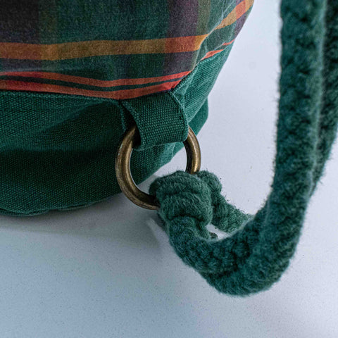 GAP Plaid Bucket Shoulder Bag