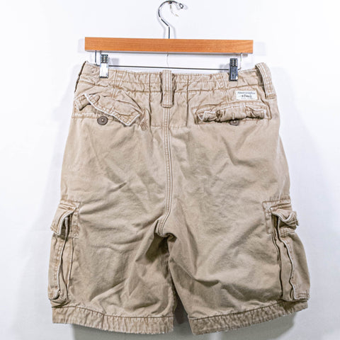 Abercrombie & Fitch Heavyweight Cargo Shorts Military Paratrooper