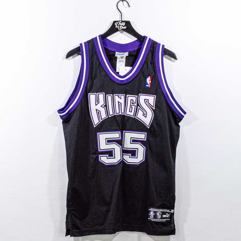 Sacramento Kings Jason Williams Puma NBA Authentic Jersey White Chocolate