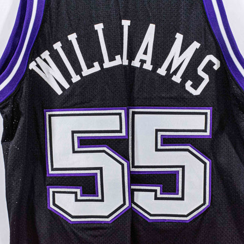 Sacramento Kings Jason Williams Puma NBA Authentic Jersey White Chocolate