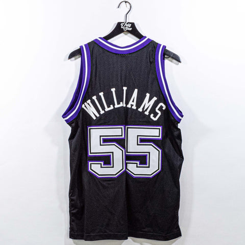 Sacramento Kings Jason Williams Puma NBA Authentic Jersey White Chocolate