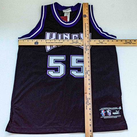 Sacramento Kings Jason Williams Puma NBA Authentic Jersey White Chocolate