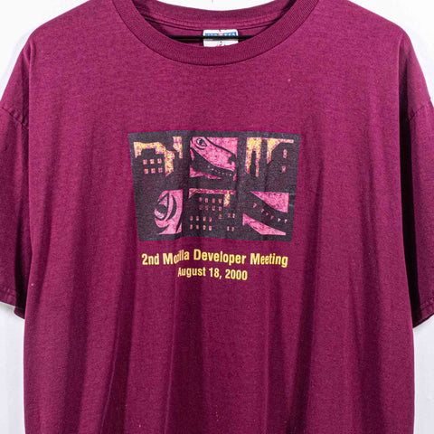 2nd Mozilla Developer Meeting T-Shirt Internet Tech Software Silicon Valley