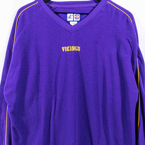 Minnesota Vikings Logo Athletic Fleece Pullover NFL Game Day Football