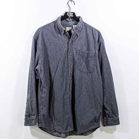 LL Bean Button Down Denim Shirt