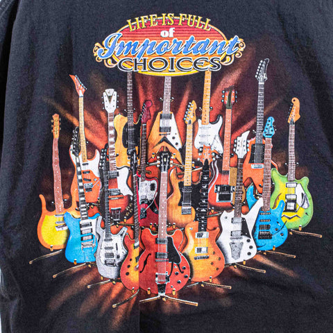 Life is Full of Important Choices Guitar T-Shirt