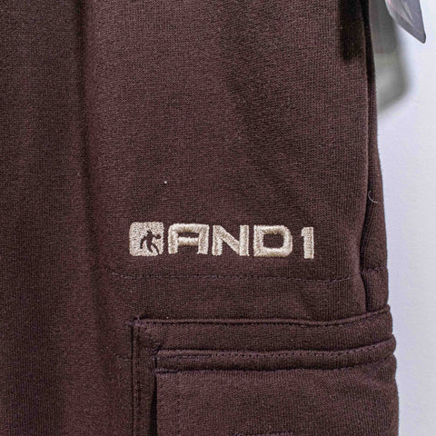 AND1 Basketball Cargo Sweatpants Baggy
