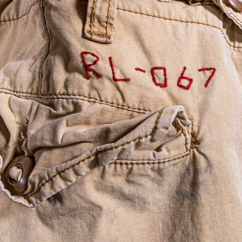 Polo Ralph Lauren Military Cargo Pants RL-67 Modern Fit Distressed