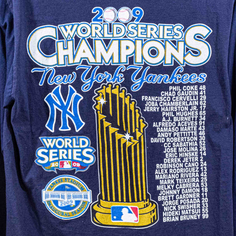 New York Yankees 2009 World Series Champions Long Sleeve T-Shirt MLB