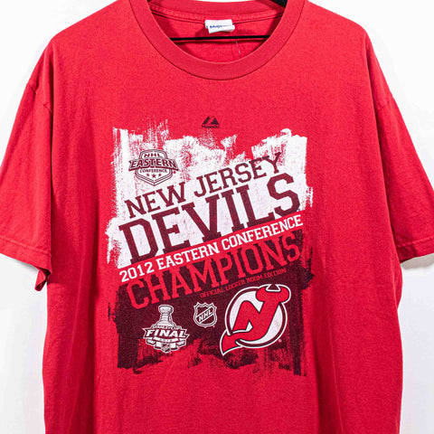 New Jersey Devils NHL Eastern Conference Champions 2012 T-Shirt Majestic