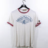 Johnson Motors Inc. Pasaden California Motorcycle Ringer T-Shirt