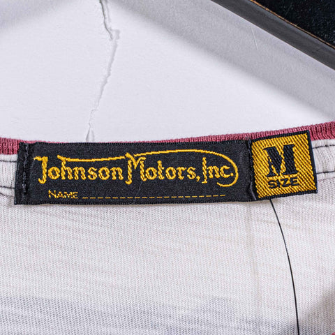 Johnson Motors Inc. Pasaden California Motorcycle Ringer T-Shirt